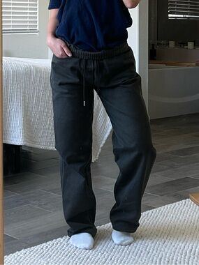 Little Puffy Olive Elasticated Pants